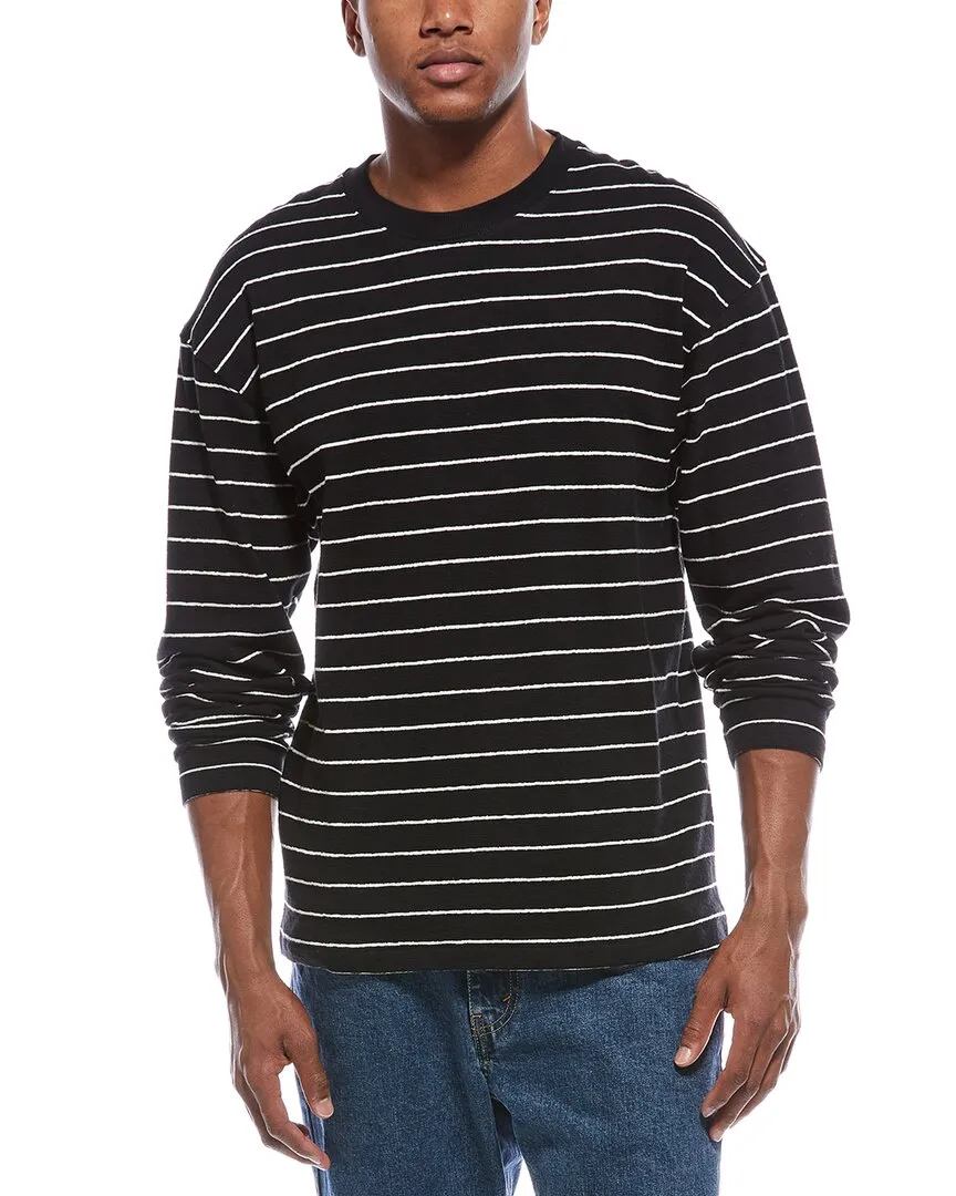 FRAME Denim Relaxed Striped T-Shirt