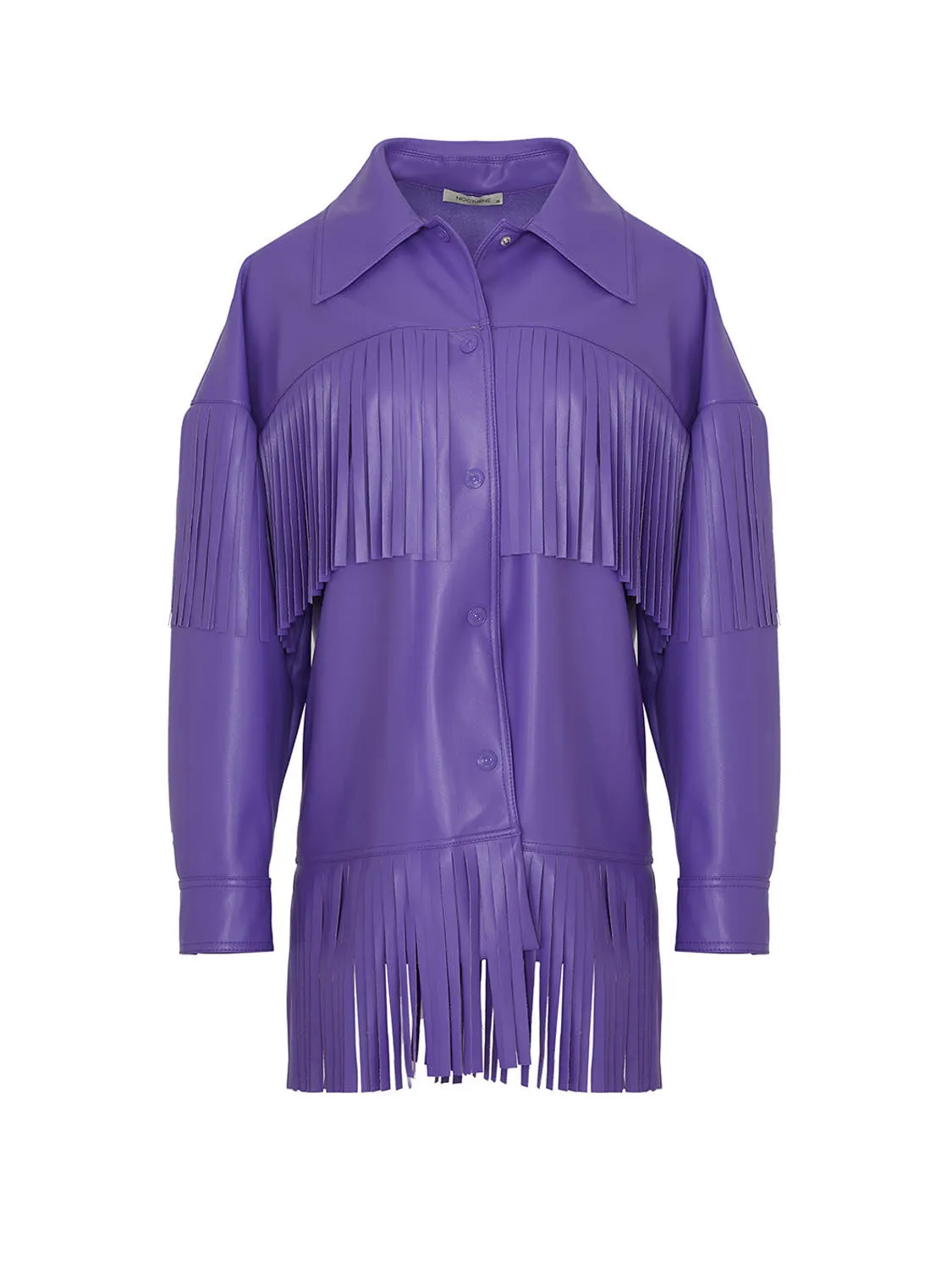 Fringe Faux Suede Jacket