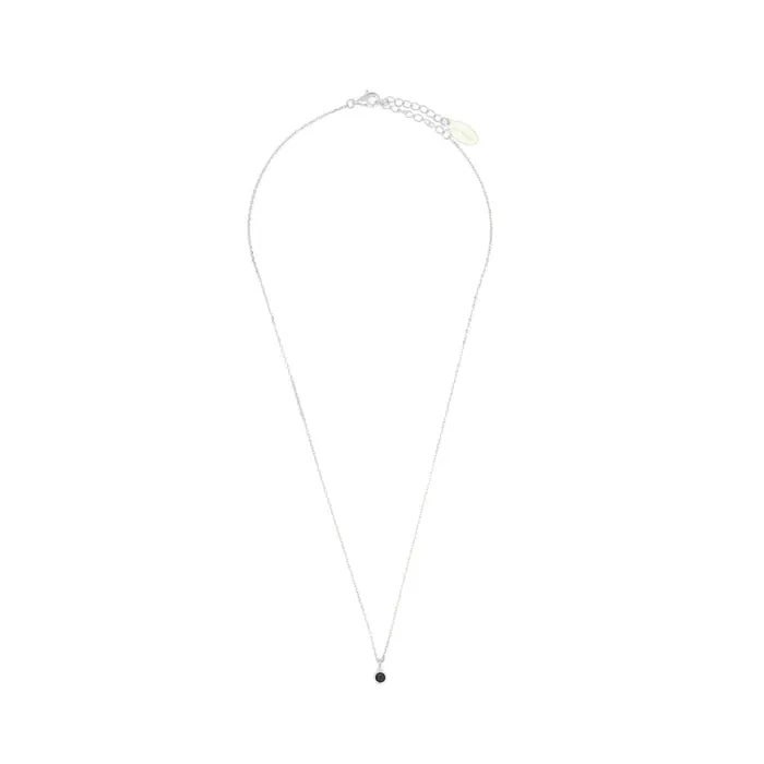 Georgini Jewellery Diamonds by Georgini - Natural Sapphire and Diamond September Pendant Silver