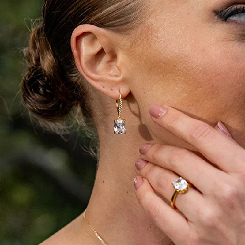 Georgini Jewellery Georgini - Elaine Earrings Gold Plated
