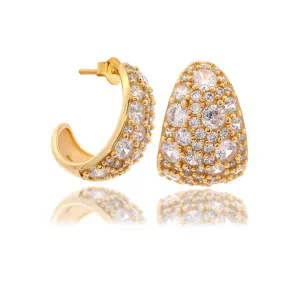 Georgini Jewellery Georgini - Rose Bay Earrings Gold Plated