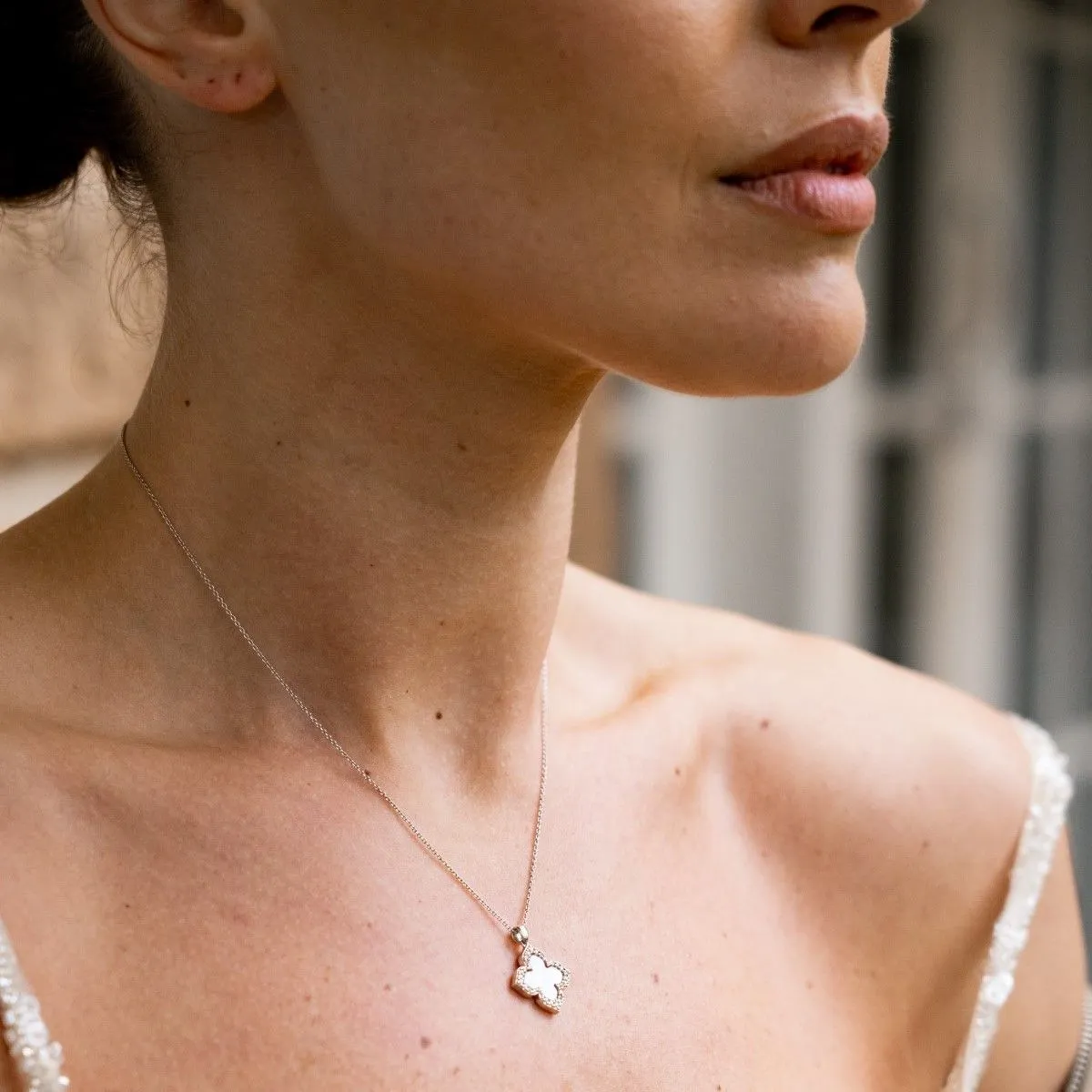 Georgini Jewellery Georgini - Sydney Soiree Fairwater Mother of Pearl Pendant Silver