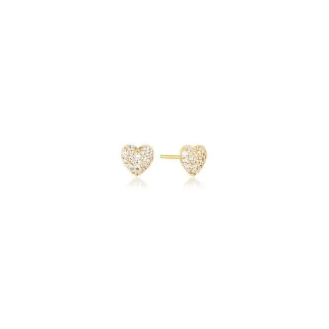 Gold Plated Caro Earrings SJ-E72350-CZ-YG Sif Jakobs Jewellery