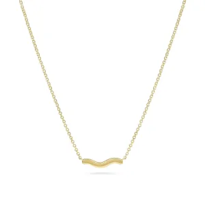 Gold Plated Ellera Waves Pianura Necklace SJ-N3859-YG Sif Jakobs Jewellery