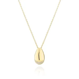 Gold Plated Goccia Necklace SJ-N2479-CZ-YG Sif Jakobs Jewellery