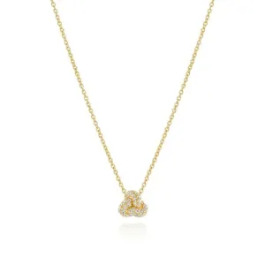 Gold Plated Imperia Piccolo Necklace SJ-N10751-CZ-YG Sif Jakobs Jewellery