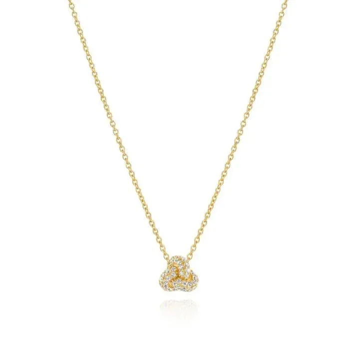 Gold Plated Imperia Piccolo Necklace SJ-N10751-CZ-YG Sif Jakobs Jewellery