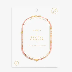 Happy Little Moments Besties Forever Gold Plated Anklet 8241 Joma Jewellery
