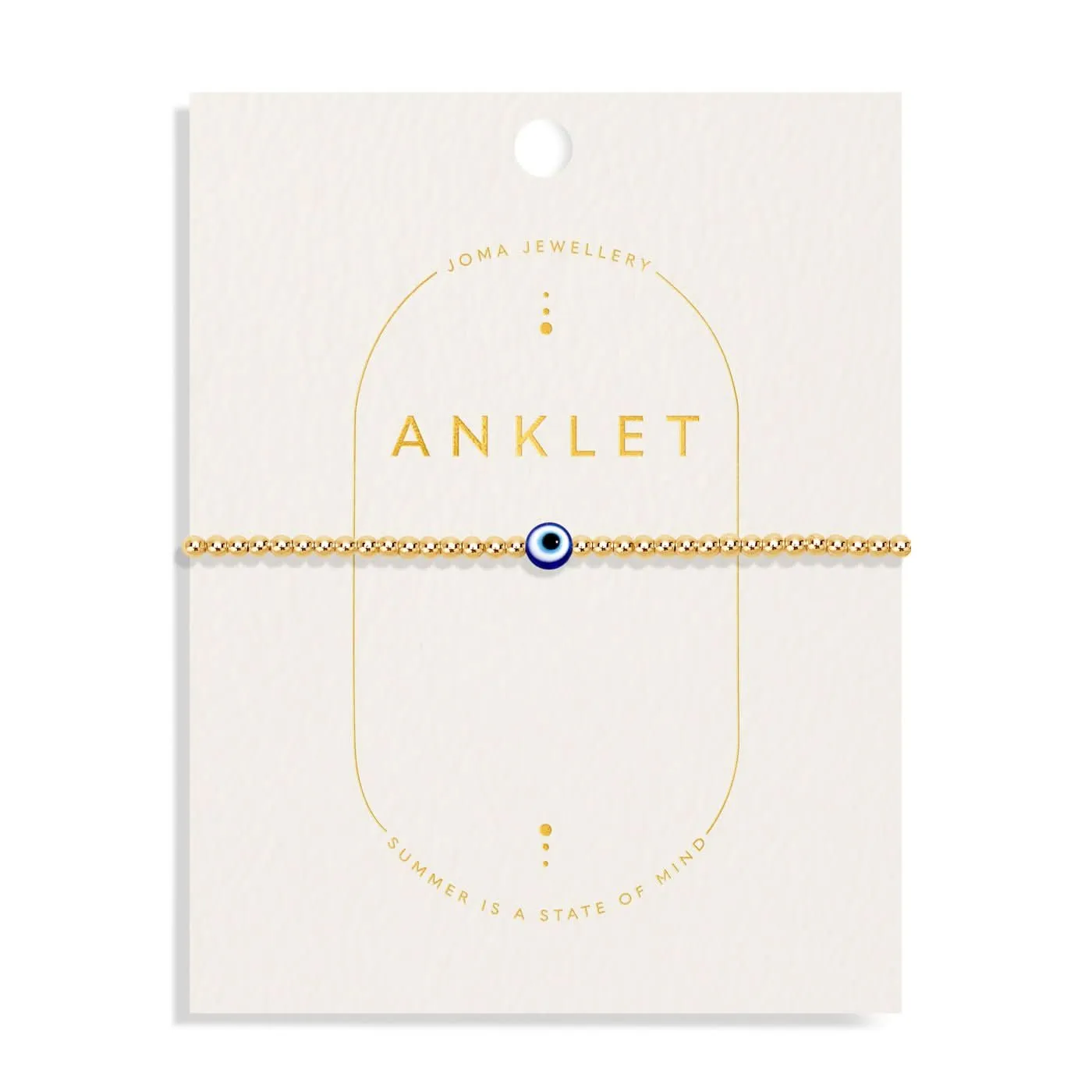 Intuition Gold Plated Anklet 8624 Joma Jewellery