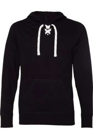 J. America Jersey Sport Lace Hooded Pullover