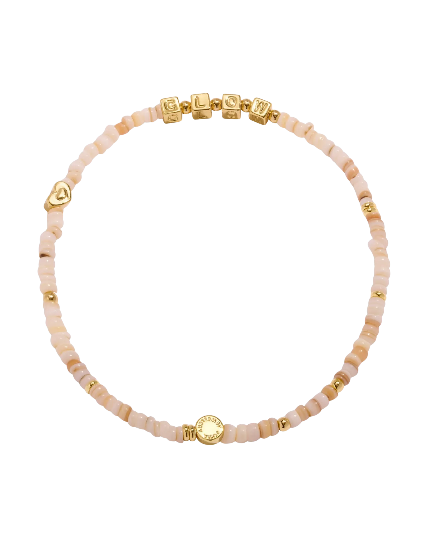 Joma Jewelry Happy Little Moments Let Your Soul Glow Anklet in Gold Plating