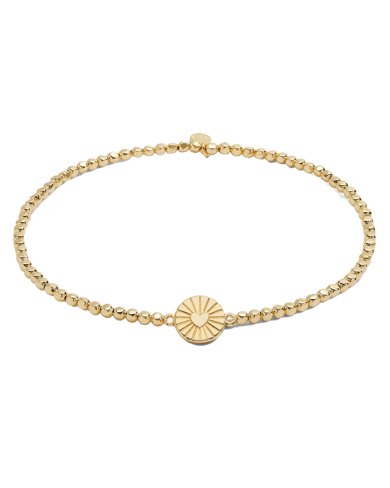 Joma Jewelry Heart Anklet in Gold