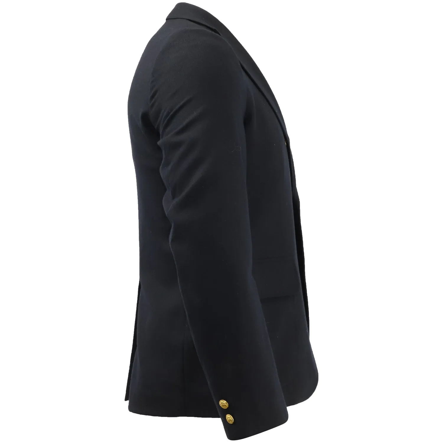 Junya Watanabe Single Breasted Blazer in Black Cotton