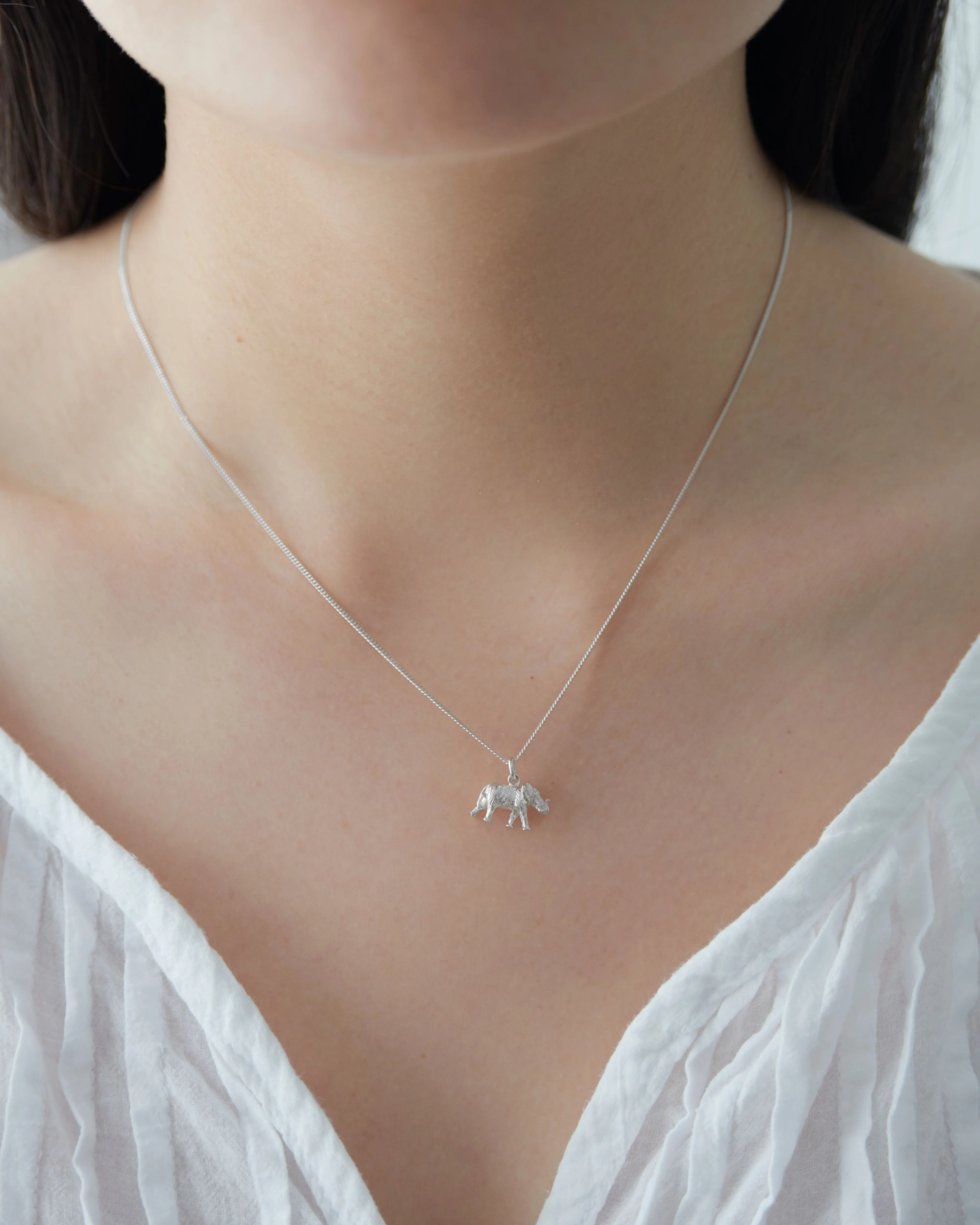 Karen Walker Jewellery Karen Walker - Wild Things Elephant Necklace Silver