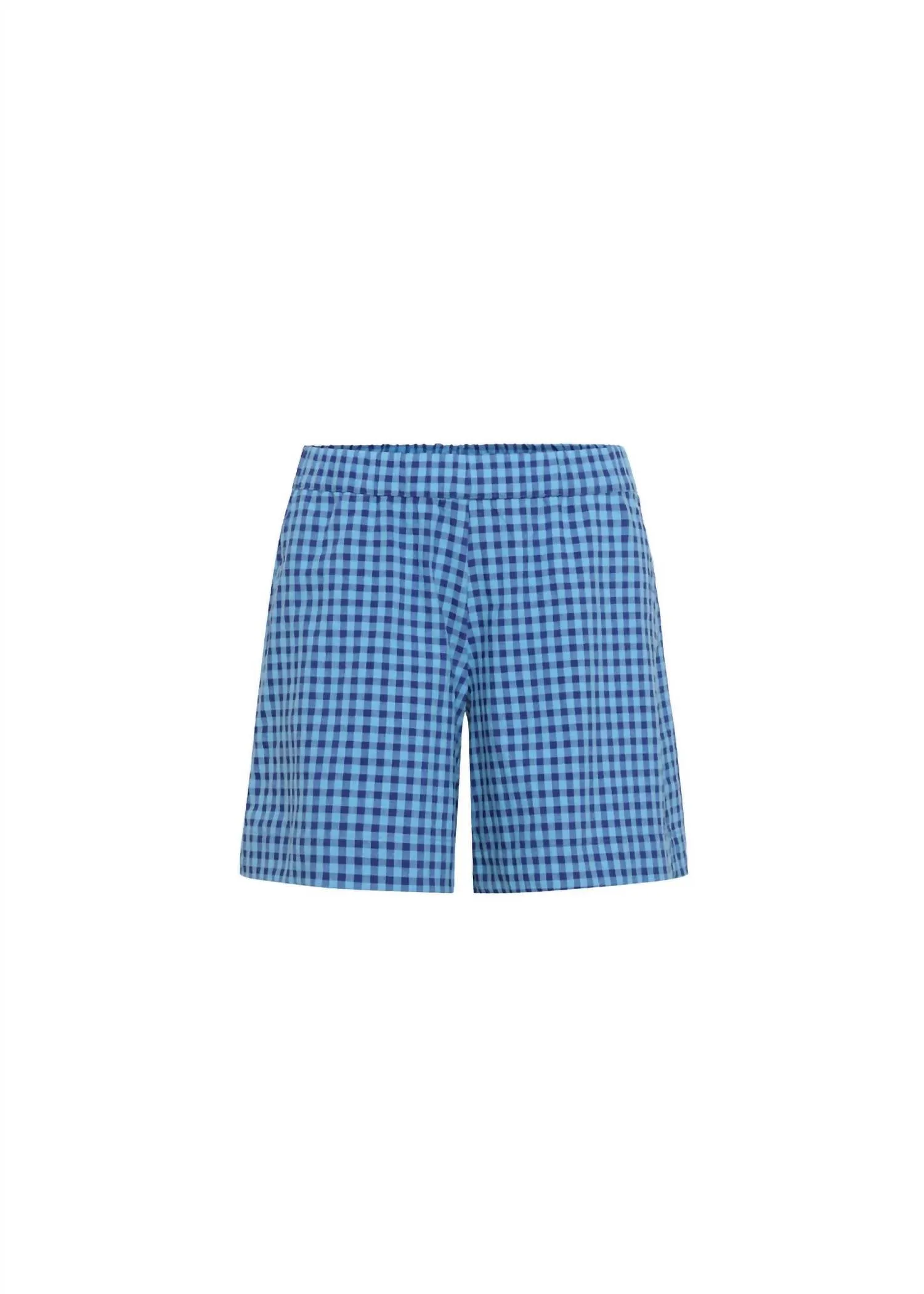 Lark Gingham Shorts In Blue