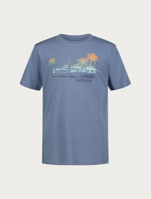 Lucky Brand Boys Surf Classic T-Shirt Dark Blue Lucky Brand