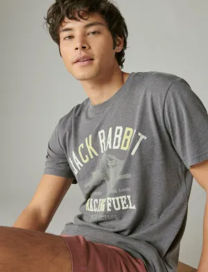 Lucky Brand Jack Rabbit Fuel Tee Blackened Pearl Lucky Brand