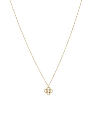 Lucky Brand Knotted Pendant Necklace Gold Lucky Brand