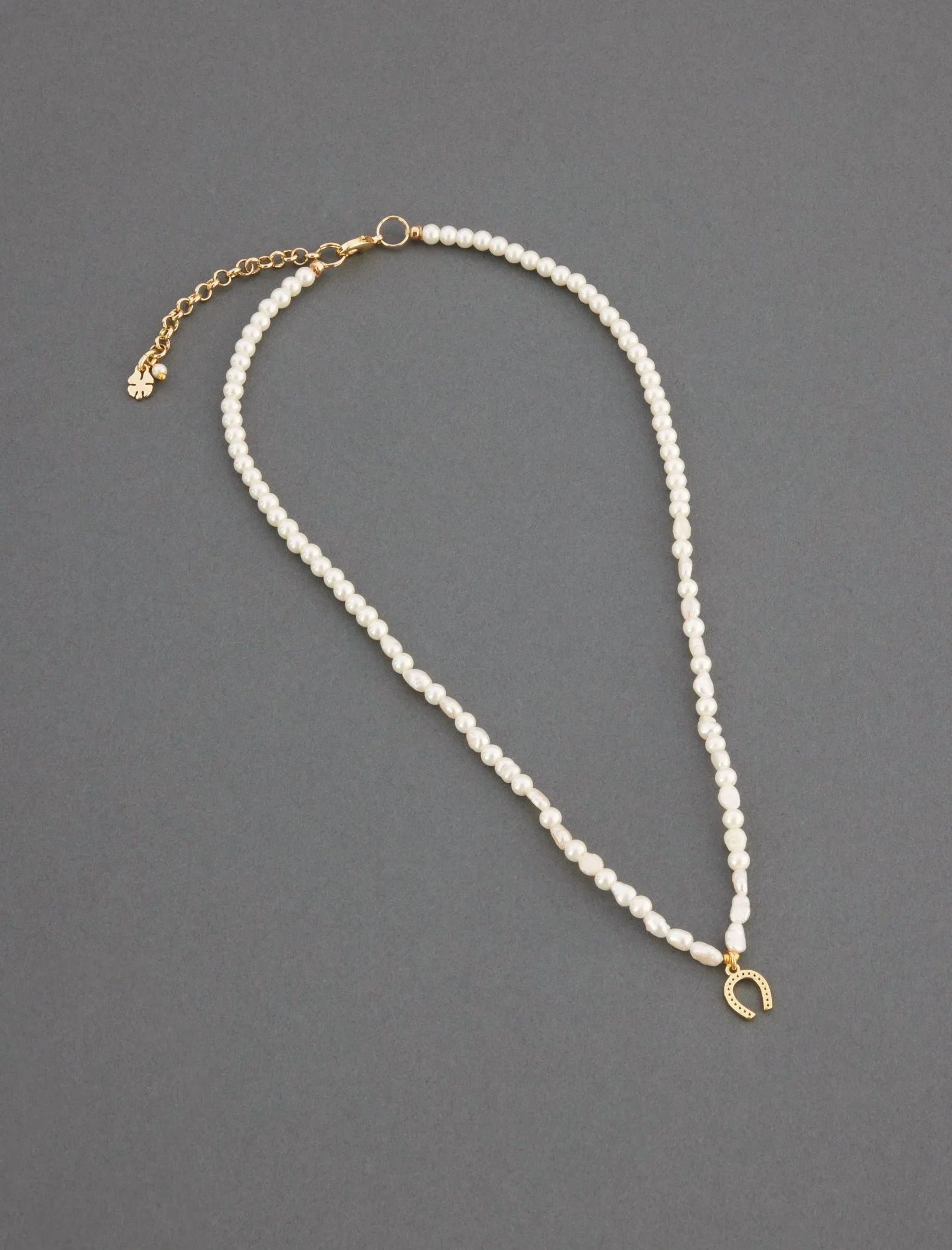 Lucky Brand Lucky Pearl Beaded Collar Necklace Gold Lucky Brand