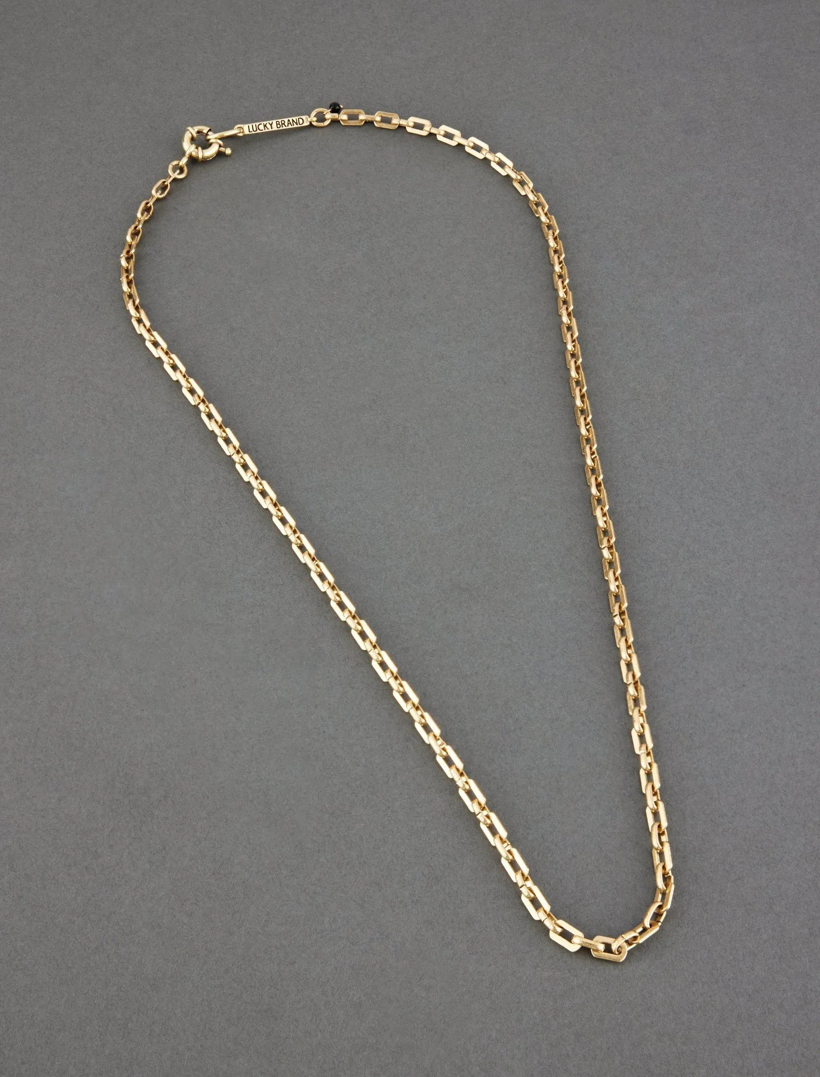 Lucky Brand Men's Open Link Collar Necklace Gold Lucky Brand