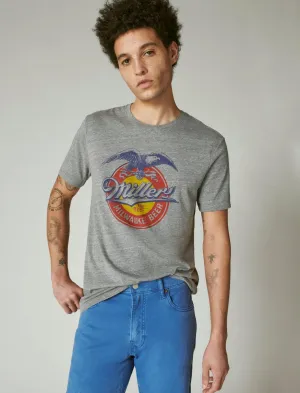 Lucky Brand Millers Graphic Tee Grey Lucky Brand