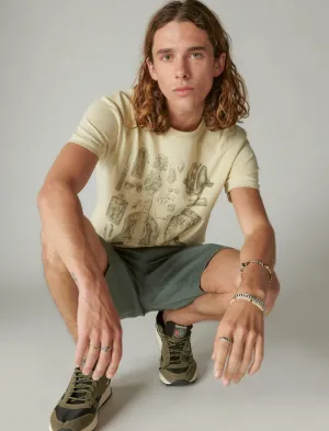 Lucky Brand On The Road Tee Oyster White Lucky Brand