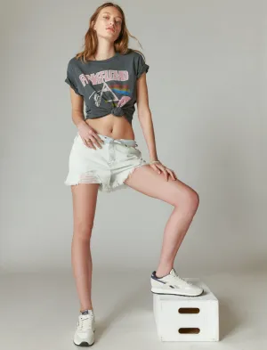 Lucky Brand Pink Floyd Eagle Boyfriend Tee Anthracite Lucky Brand