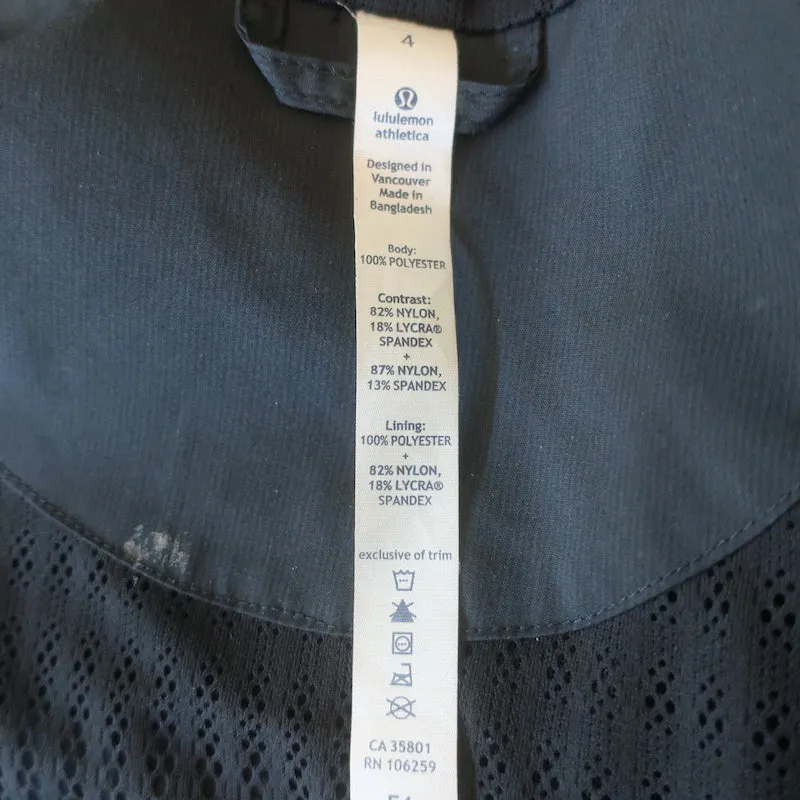 Lululemon Downtime Hooded Jacket Black Size 4