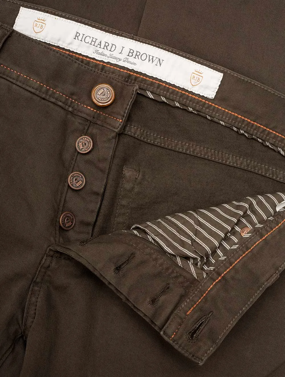 Luxury Denim Cashmere Jean Chocolate