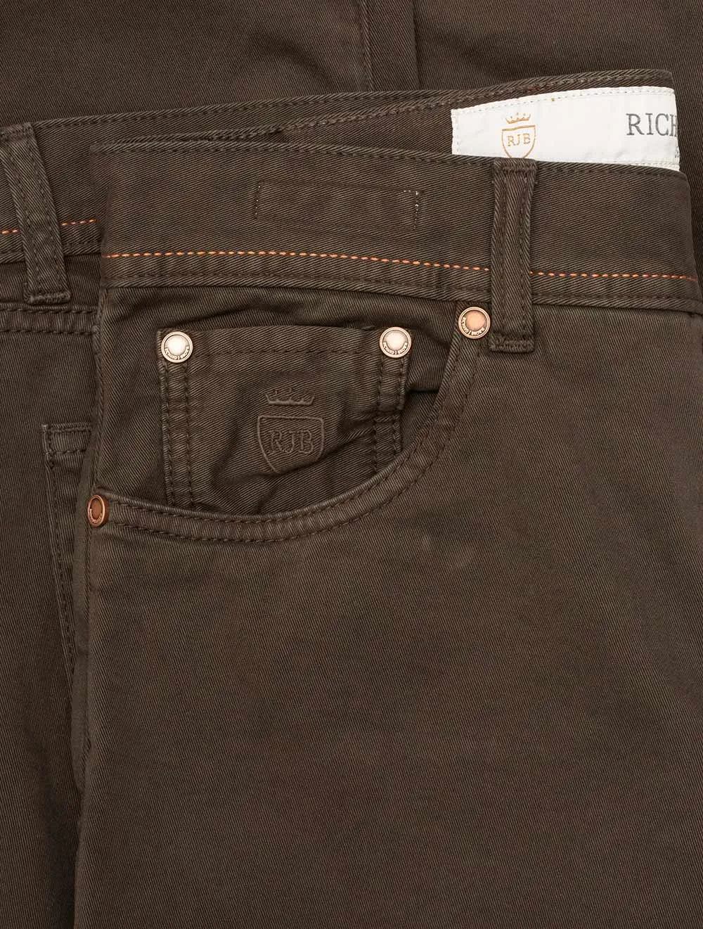 Luxury Denim Cashmere Jean Chocolate