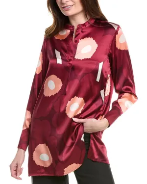 Marimekko Tiina Silk-Blend Blouse