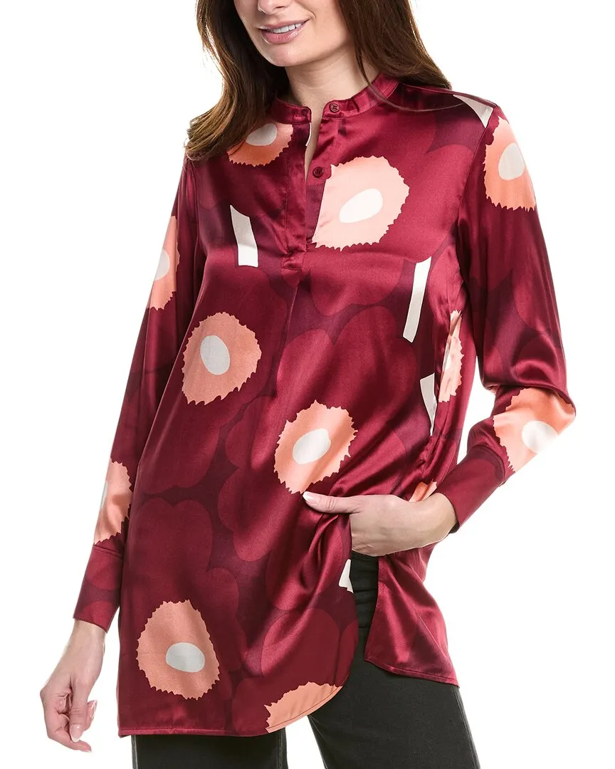 Marimekko Tiina Silk-Blend Blouse
