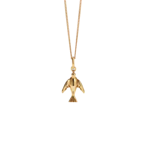 Meadowlark Jewellery Meadowlark - Dove Charm Necklace Gold Plated