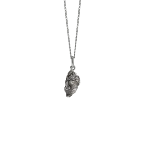 Meadowlark Jewellery Meadowlark - Gold Nugget Charm Necklace Silver