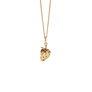 Meadowlark Jewellery Meadowlark - Strawberry Charm Necklace Gold Plated