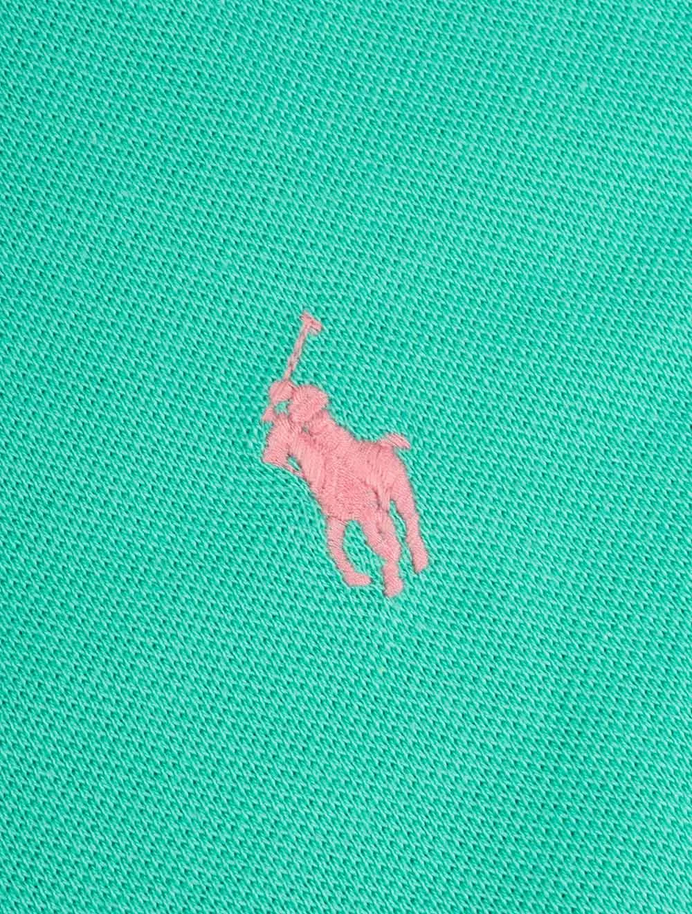 Mesh Polo Shirt Green