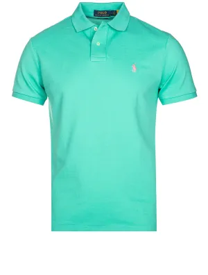 Mesh Polo Shirt Green