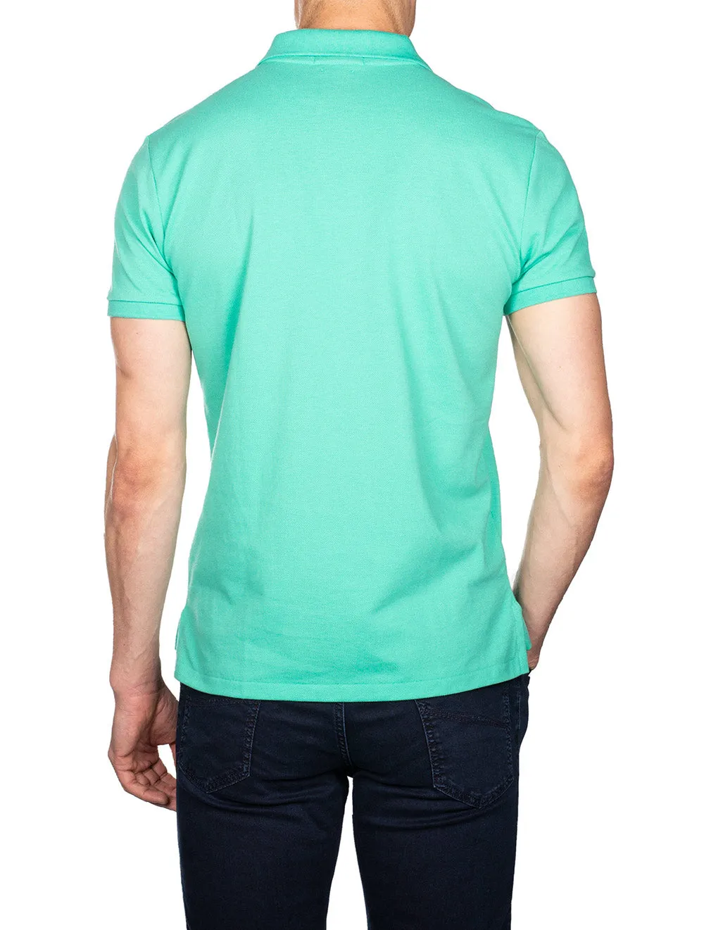Mesh Polo Shirt Green