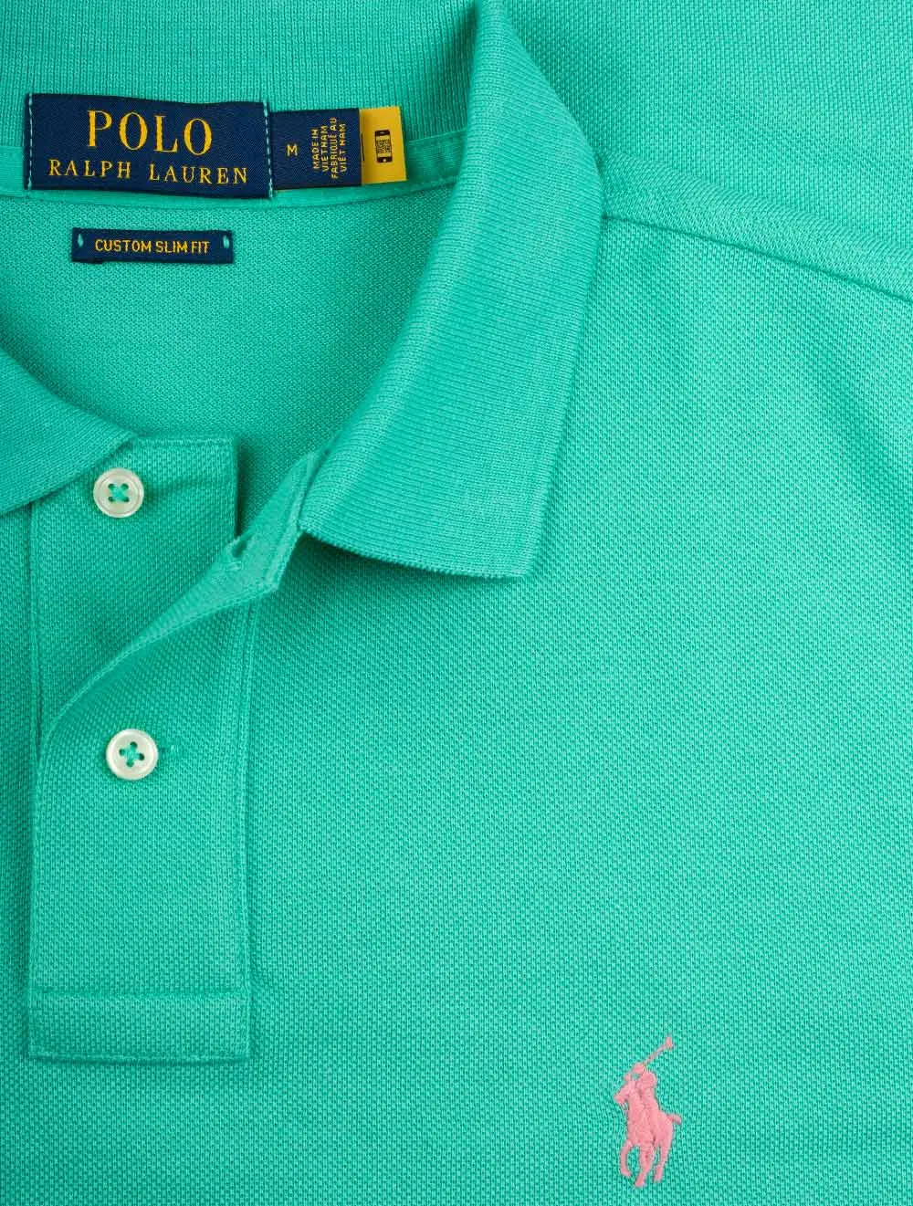 Mesh Polo Shirt Green