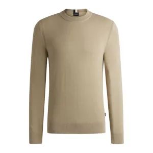 Micro-structured sweater in cotton