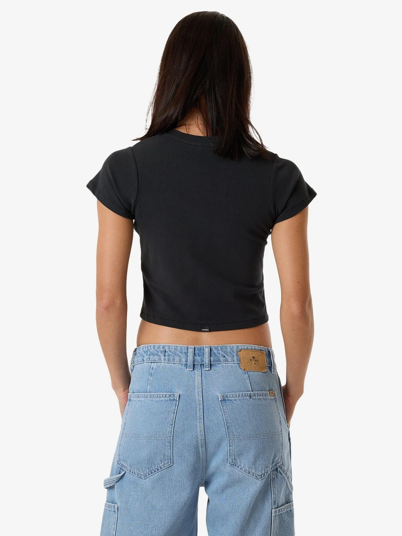 Minimal Thrills Mini Tee - Faded Black