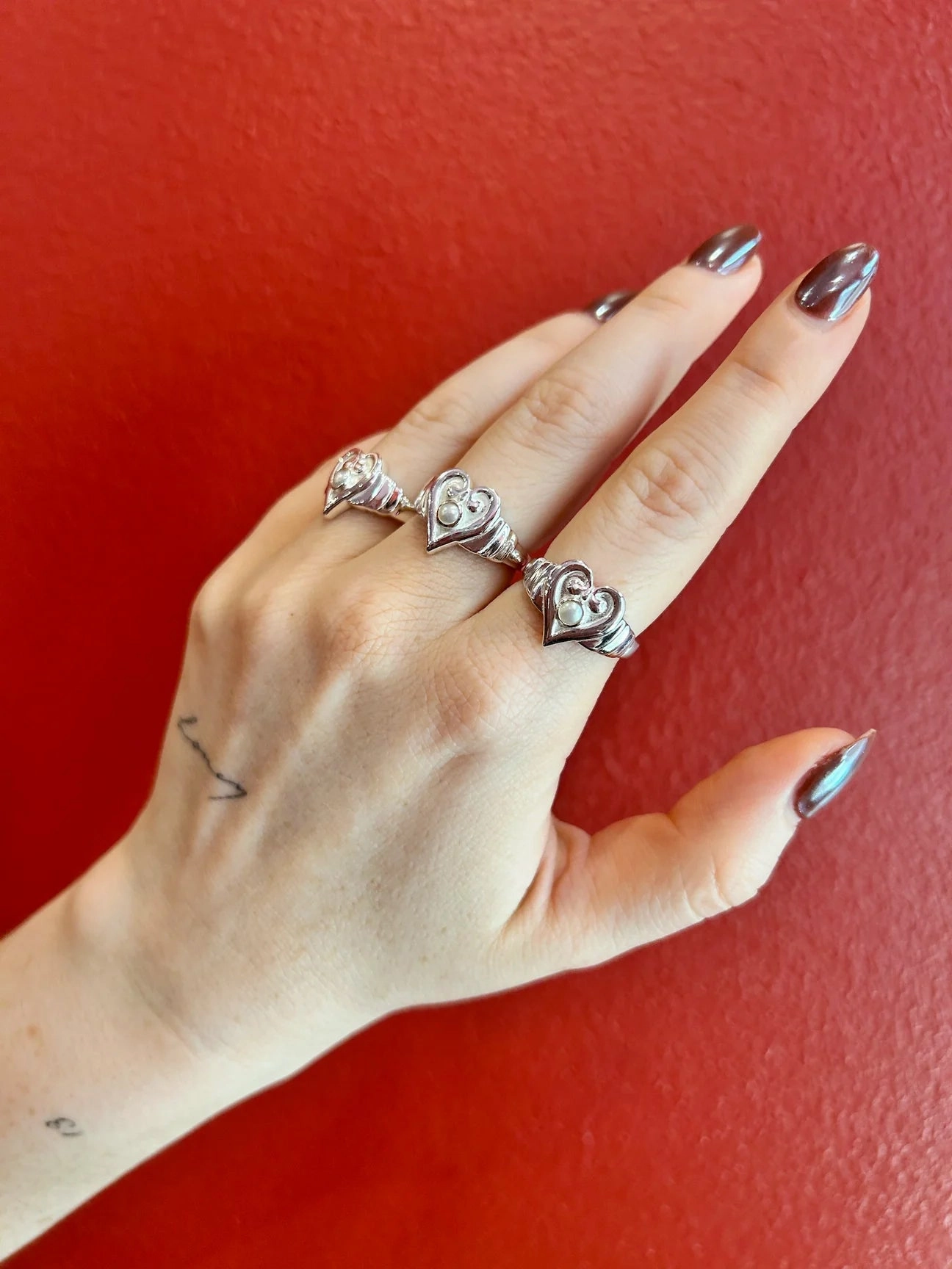 Mountain & Moon Dolly Ring Silver