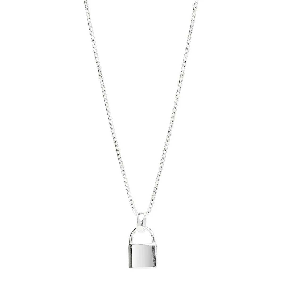 Najo Jewellery Najo - Love Lock Necklace Silver