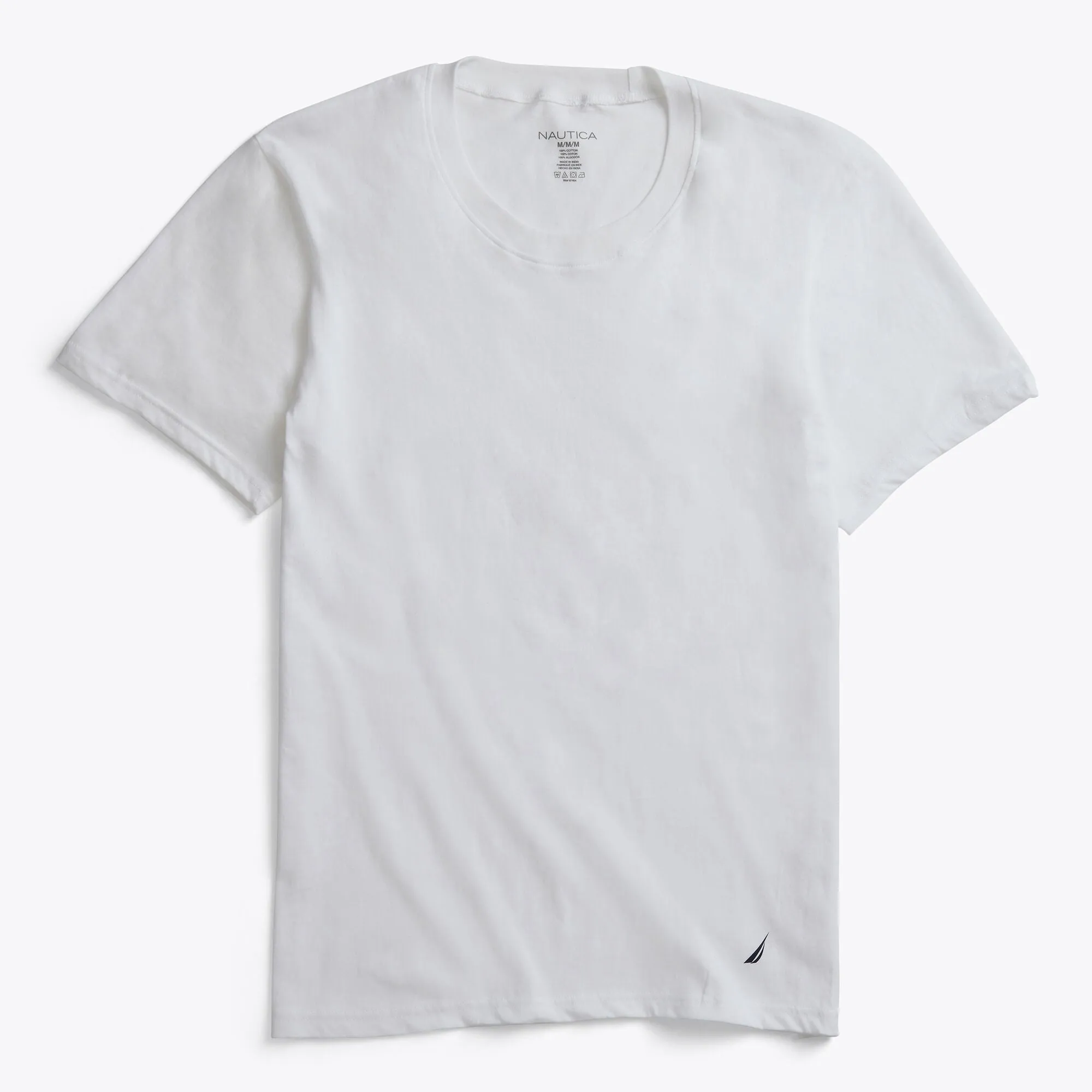 Nautica Men's Crewneck T-Shirt Antique White Wash Nautica