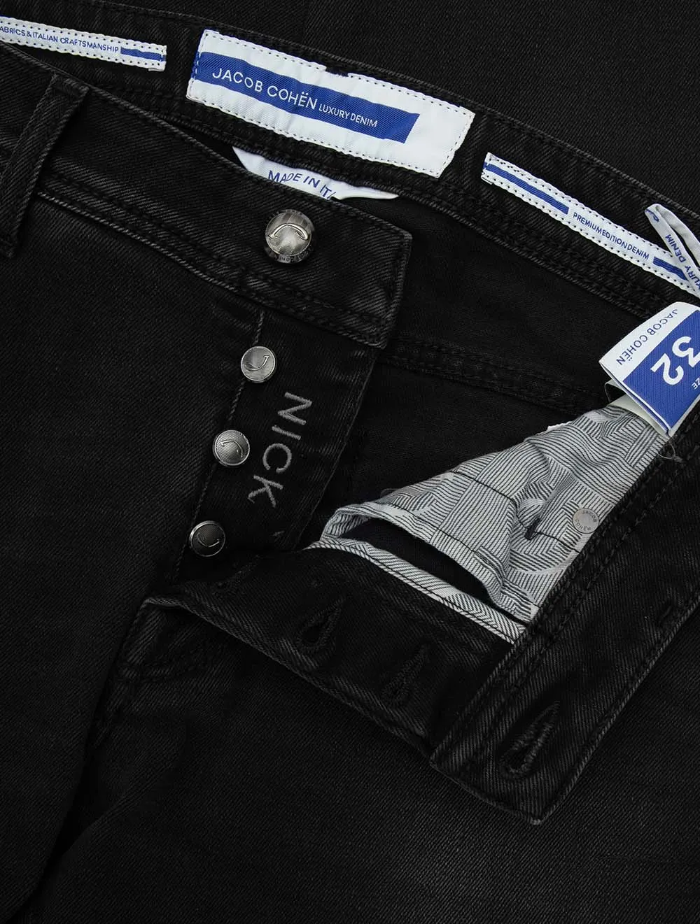 Nick 5 Pocket Slim Jeans Black