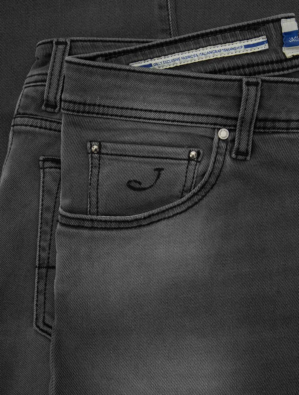 Nick 5 Pocket Slim Jeans Grey