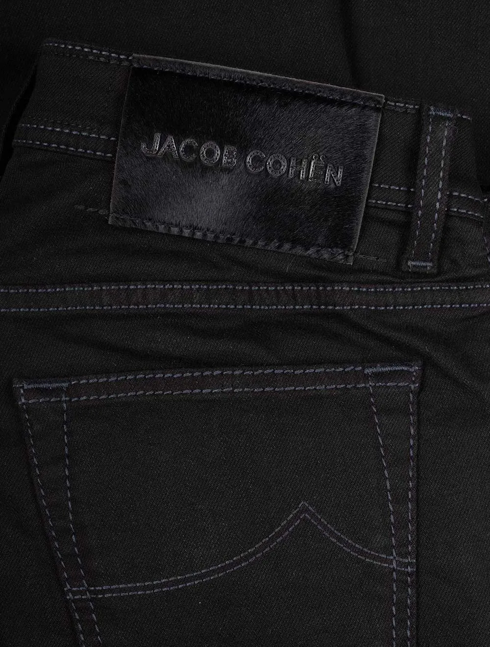 Nick Black Badge Denim Jean Black