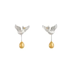 Nick Von K Jewellery Nick Von K - Golden Goose Stud Earrings in Sterling Silver