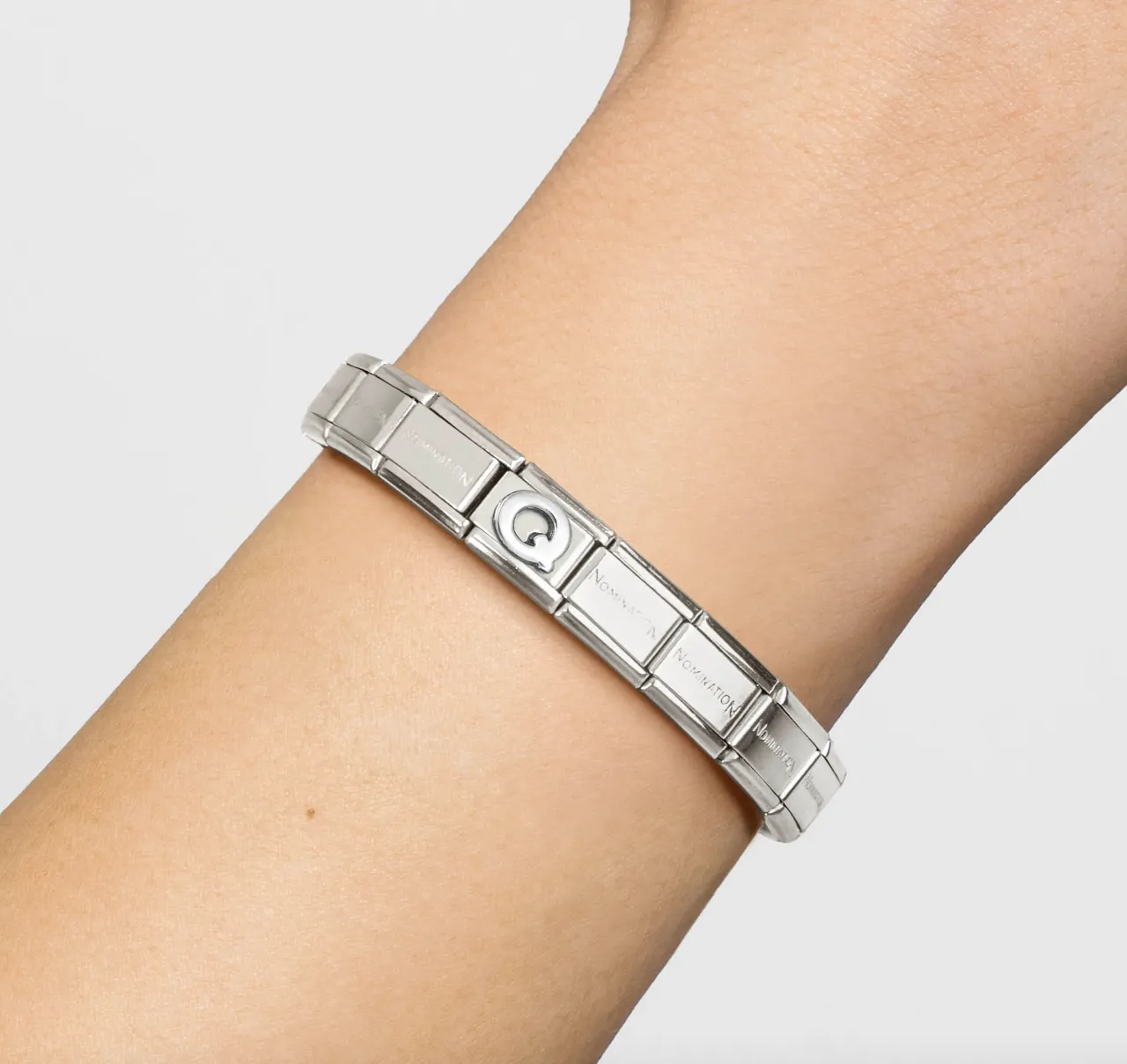 Nomination Initials Jewellery Silver Letter Q Charm