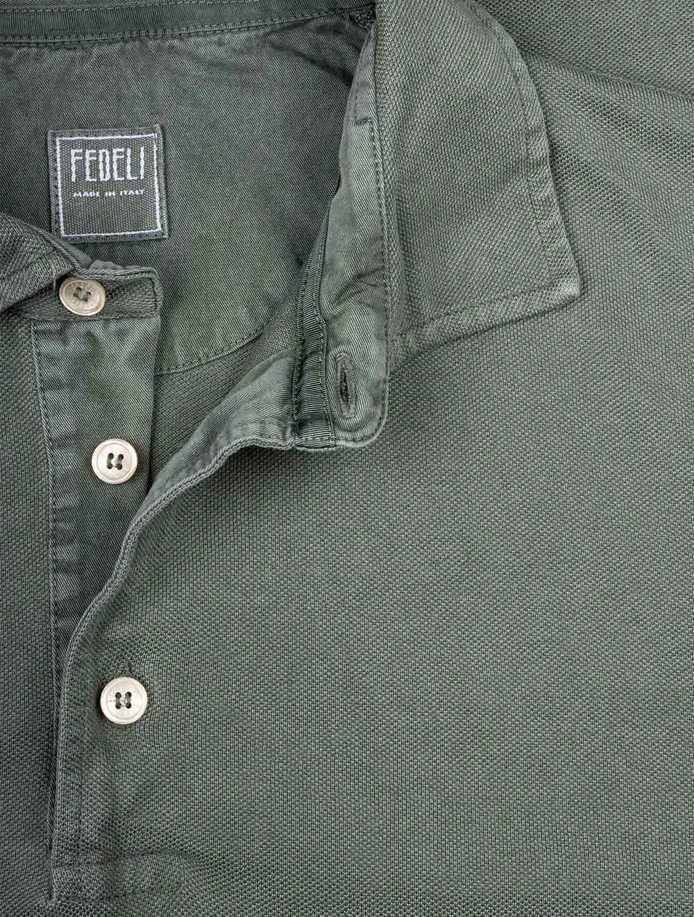 North Piquet Short Sleeve Polo Green